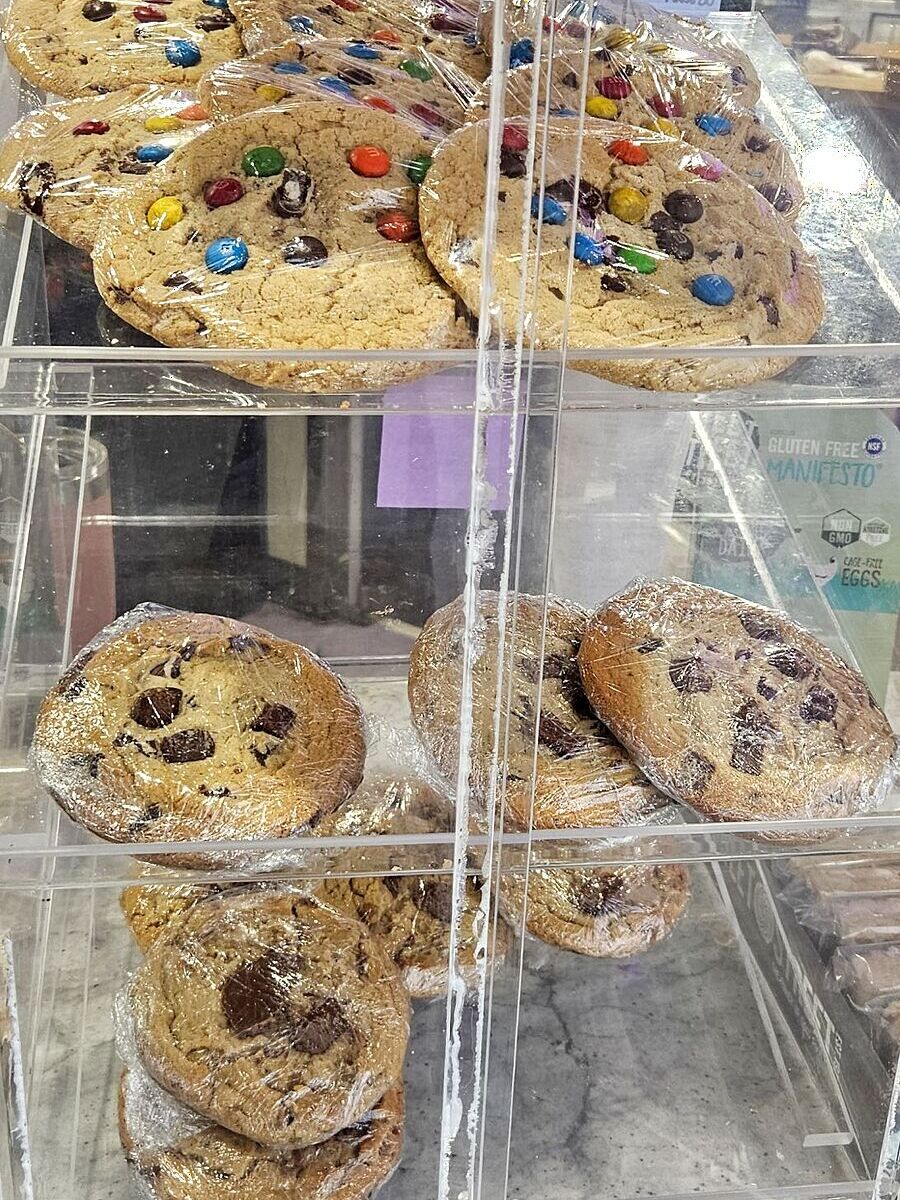 Giant homemade cookies